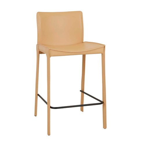 Desert Sand/Matt Black Carlo Barstool