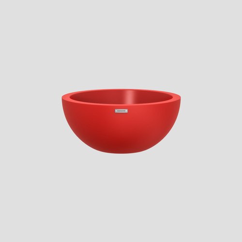 Apple Red Barcelona 750 Bowl Planter