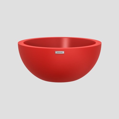 Apple Red Barcelona 750 Bowl Planter