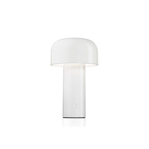 White Bellhop Table Lamp