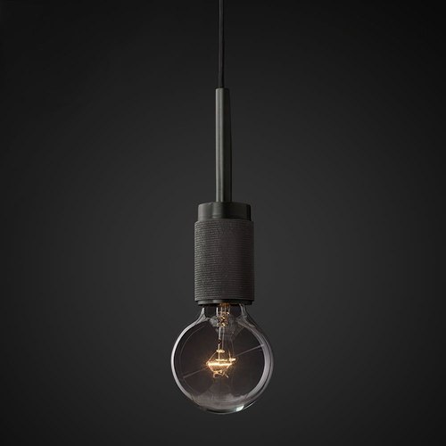 Black Woodstock Pendant Cord-Set