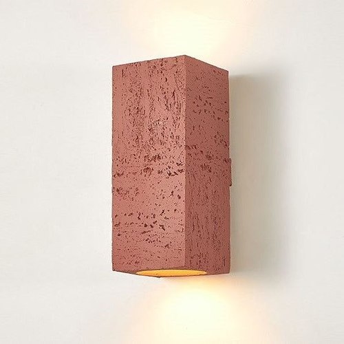 Brick Red Struzzo Wall Light