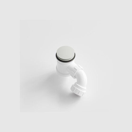 Matte White Versa Simple Clean Bath Waste 40mm