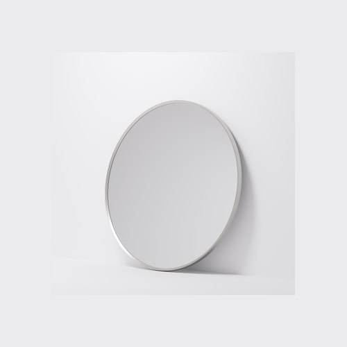 Brushed Nickel Aspect 1050 Round Framed Mirror