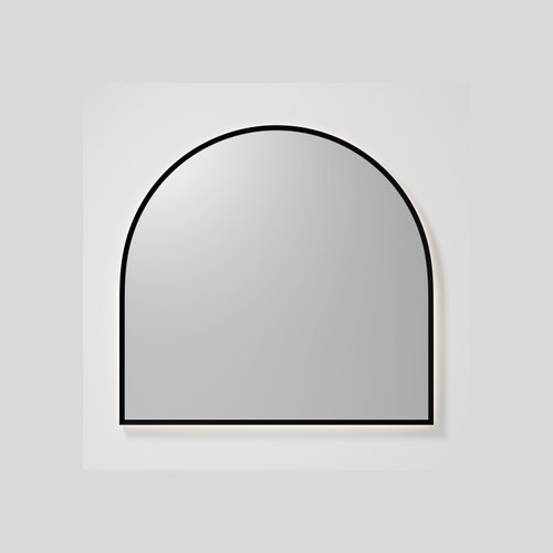 Black Aura Arch 1150x1100 LED Mirror