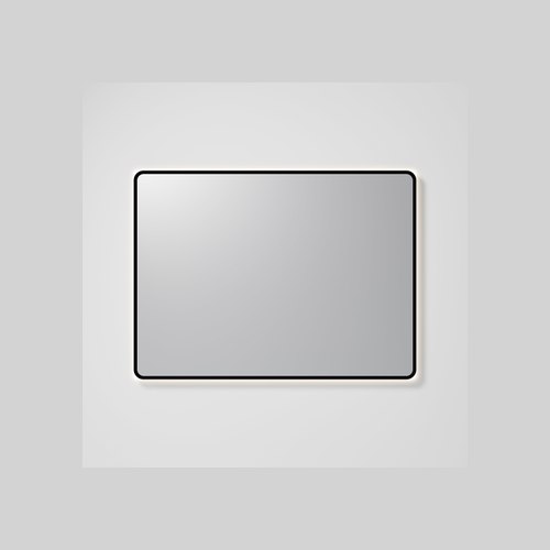 Black Aura Rectangle 1150 x 850 LED Mirror