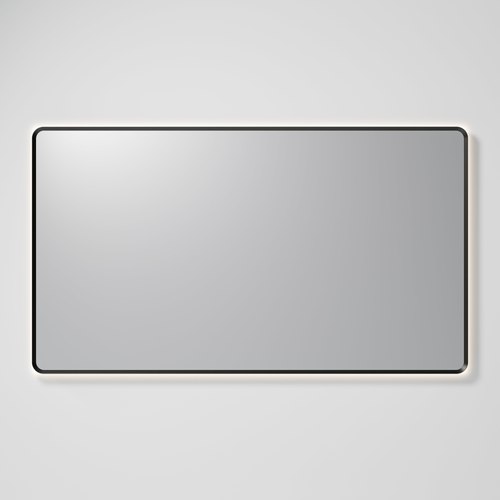 Gunmetal Aura Rectangle 1500 x 850 LED Mirror