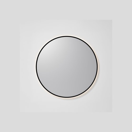 Black Aura Round 1050 LED Mirror