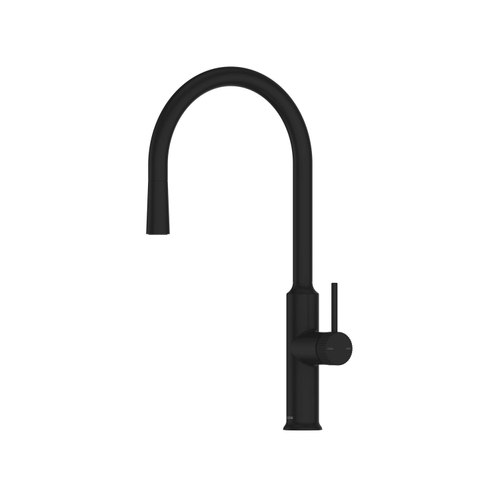 Matte Black Nature Piper Pull Down Sink Mixer | Textured Handle