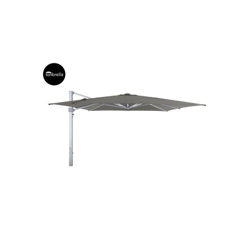 Taupe Agave 4m Square Cantilever Umbrella with Sunbrella Fabric