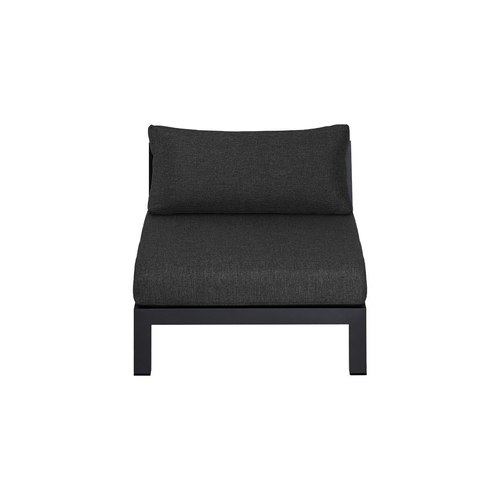 Grey Newport Aluminium Outdoor Armless Chair
