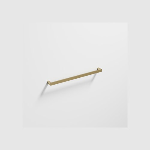 Brushed Brass Lineare 825 Horizontal Heated Towel Rail
