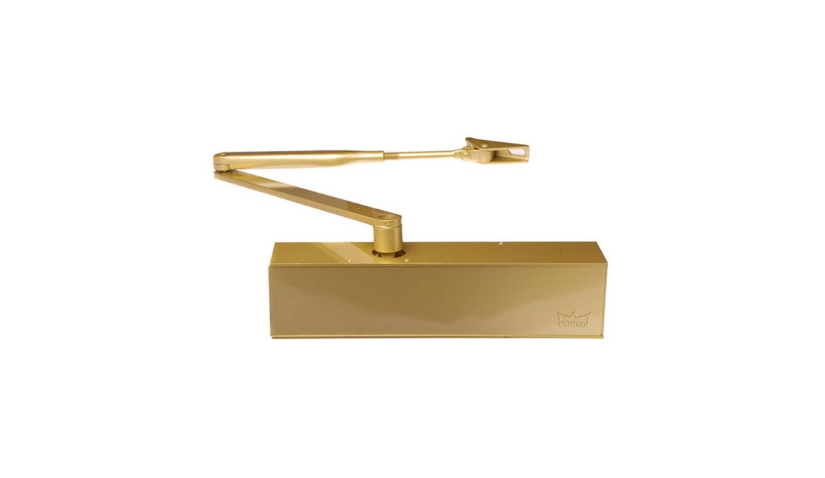 Dorma TS73 EN24 Door Closer with Full Cover Polished Brass 37271916