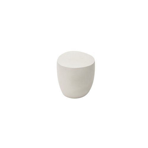 Cream White Ikaria Cobble Side Table