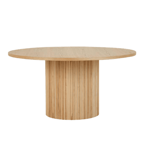Natural Ash Soren Liv | Benjamin Ripple 150 Dining Table - 6 Seater