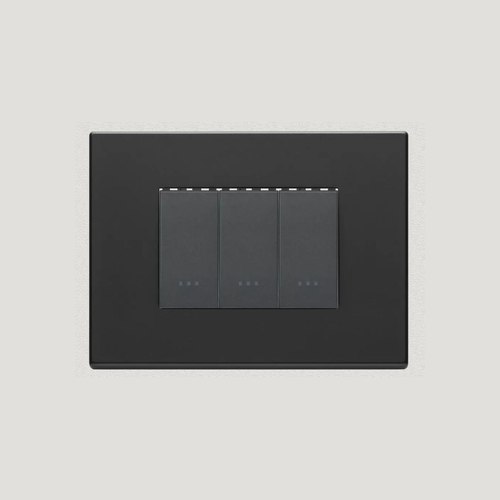 Anthracite Vimar Eikon Exe Light Switches | Painted Metal