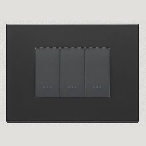 Anthracite Vimar Eikon Exe Light Switches | Painted Metal