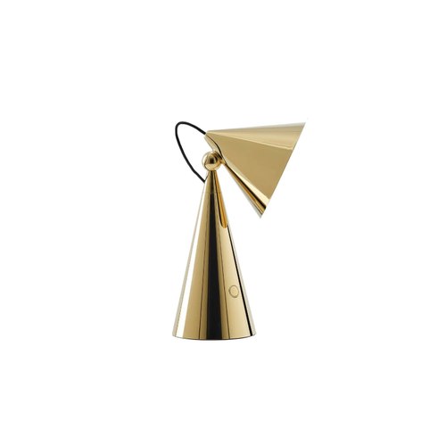 Gold Pose Portable Table Lamp by Tom Dixon