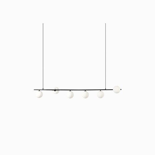 Black Kora Linear Pendant Light