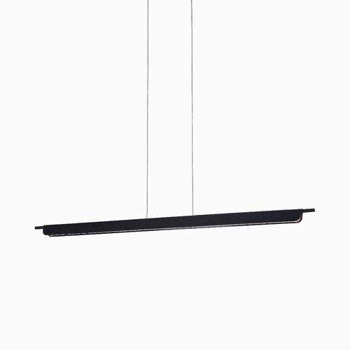 Matte Black Lennox Linear 1L Pendant Light