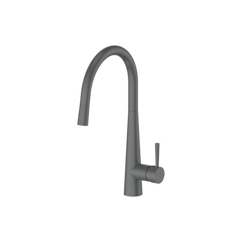 PVD Gunmetal Galiano Pull-Down Sink Mixer