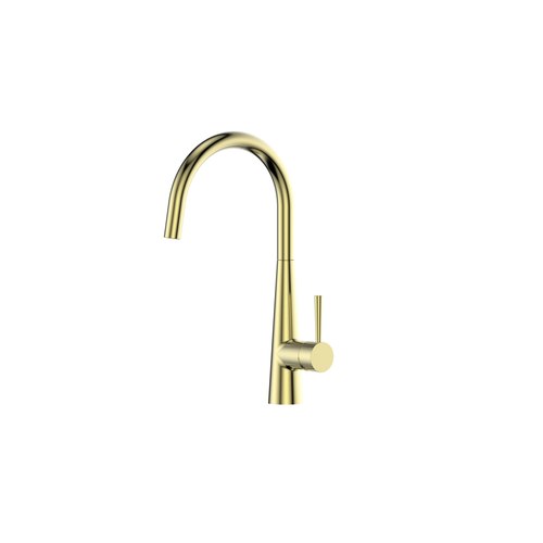 PVD Brushed Brass Galiano Slimline Sink Mixer