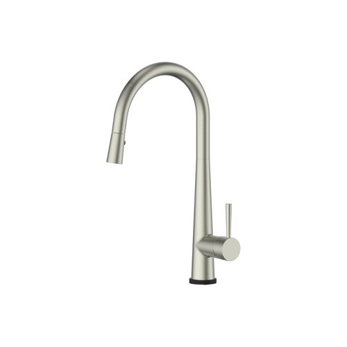 PVD Brushed Nickel Galiano Kontact Pull-Down Sink Mixer