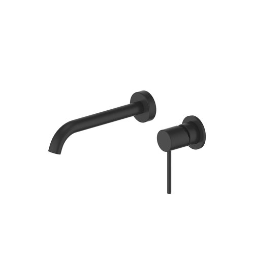 PVD Matte Black Gisele Wall Basin/Bath Mixer
