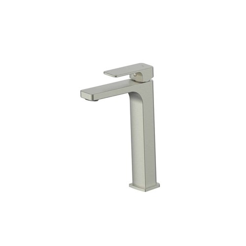 PVD Brushed Nickel Swept Tower Basin Mixer