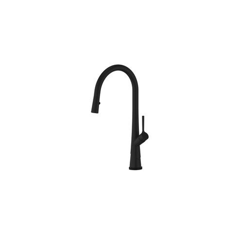 Matte Black Lustro Kontact Pull-Down Sink Mixer