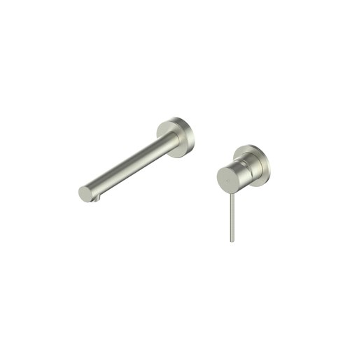 PVD Brushed Nickel Maci Wall Basin/Bath Mixer