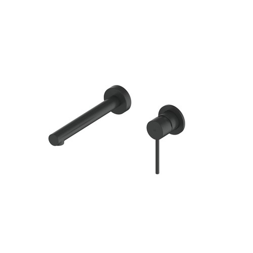 PVD Matte Black Maci Wall Basin/Bath Mixer