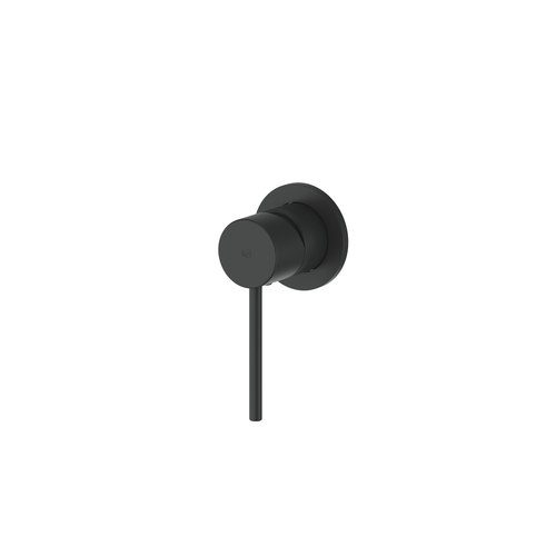Matte Black Maci Shower With Mini Plate