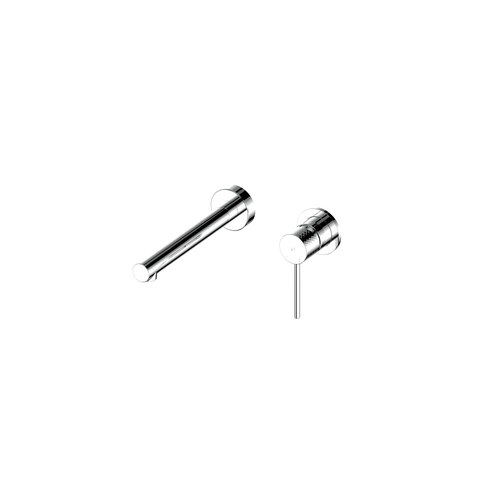 Chrome Mika Wall Basin/Bath Mixer