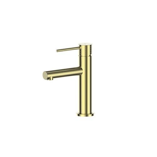 PVD Brushed Brass Mika Basin Mixer