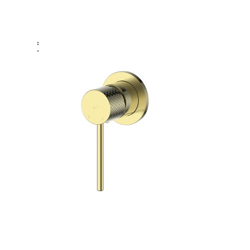 PVD Brushed Brass Mika Shower Mixer  With Mini Plate