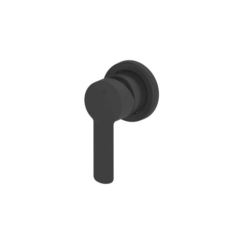 PVD Matte Black Astro II Shower Mixer With Mini Plate