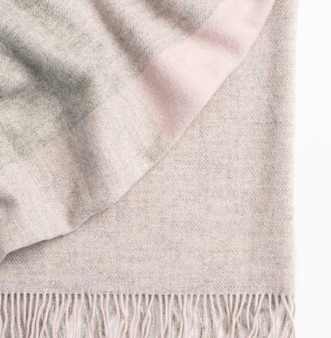 Weave Home Riverton Throw - Blush | 100% Wool | ArchiPro NZ