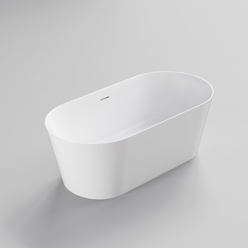 Matte White Code Endura Lineare 1600 Acrylic Freestanding Bath