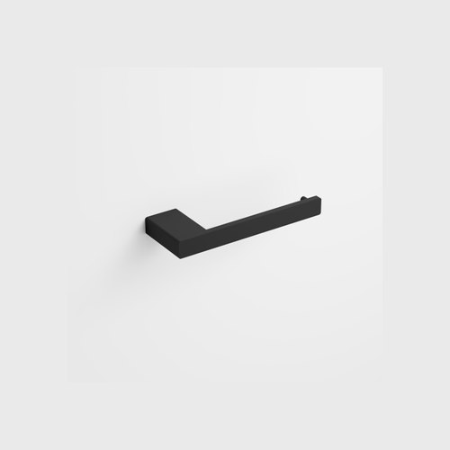 Matte Black Lineare Toilet Roll Holder