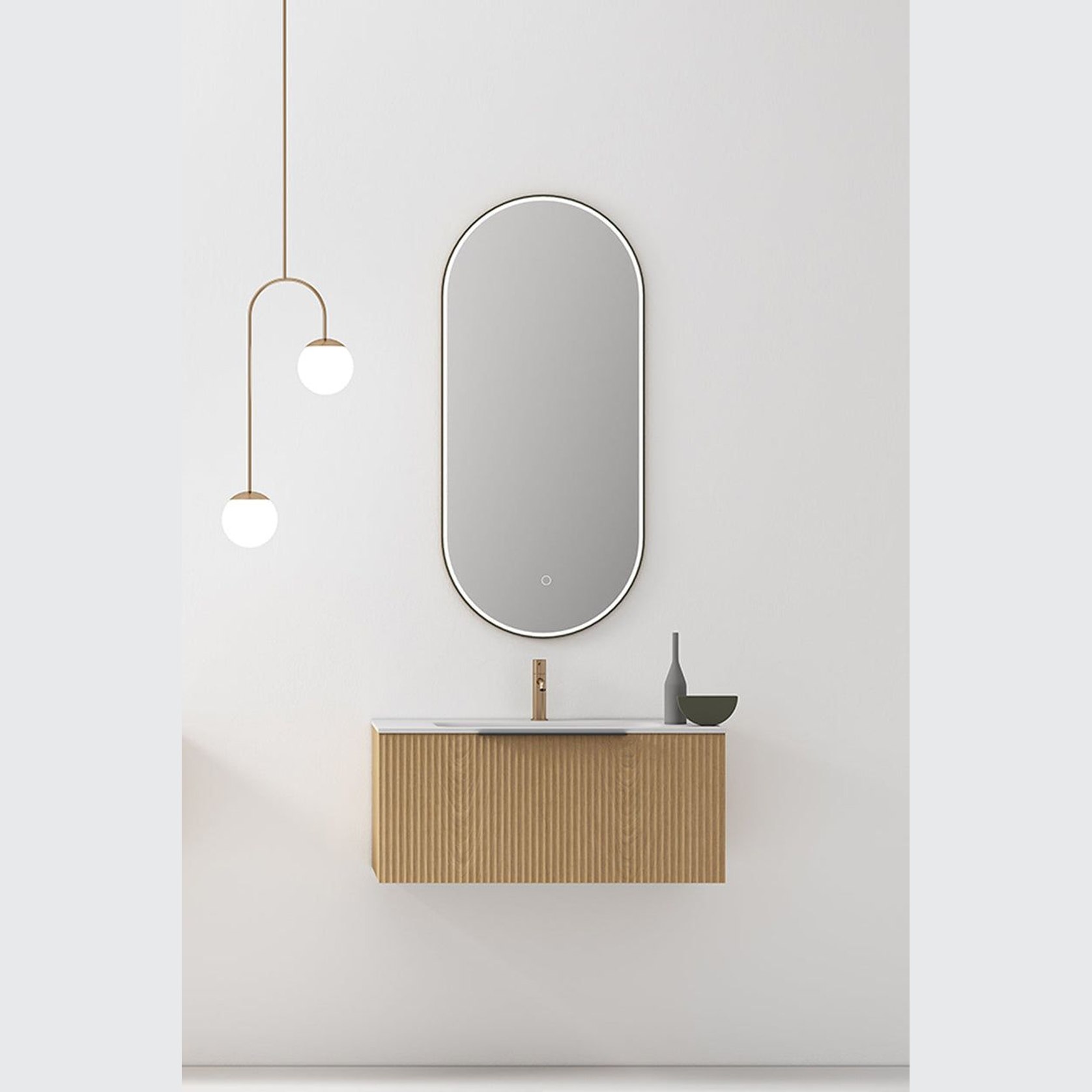 Hamilton 900 Natural Veneer Vanity ArchiPro NZ