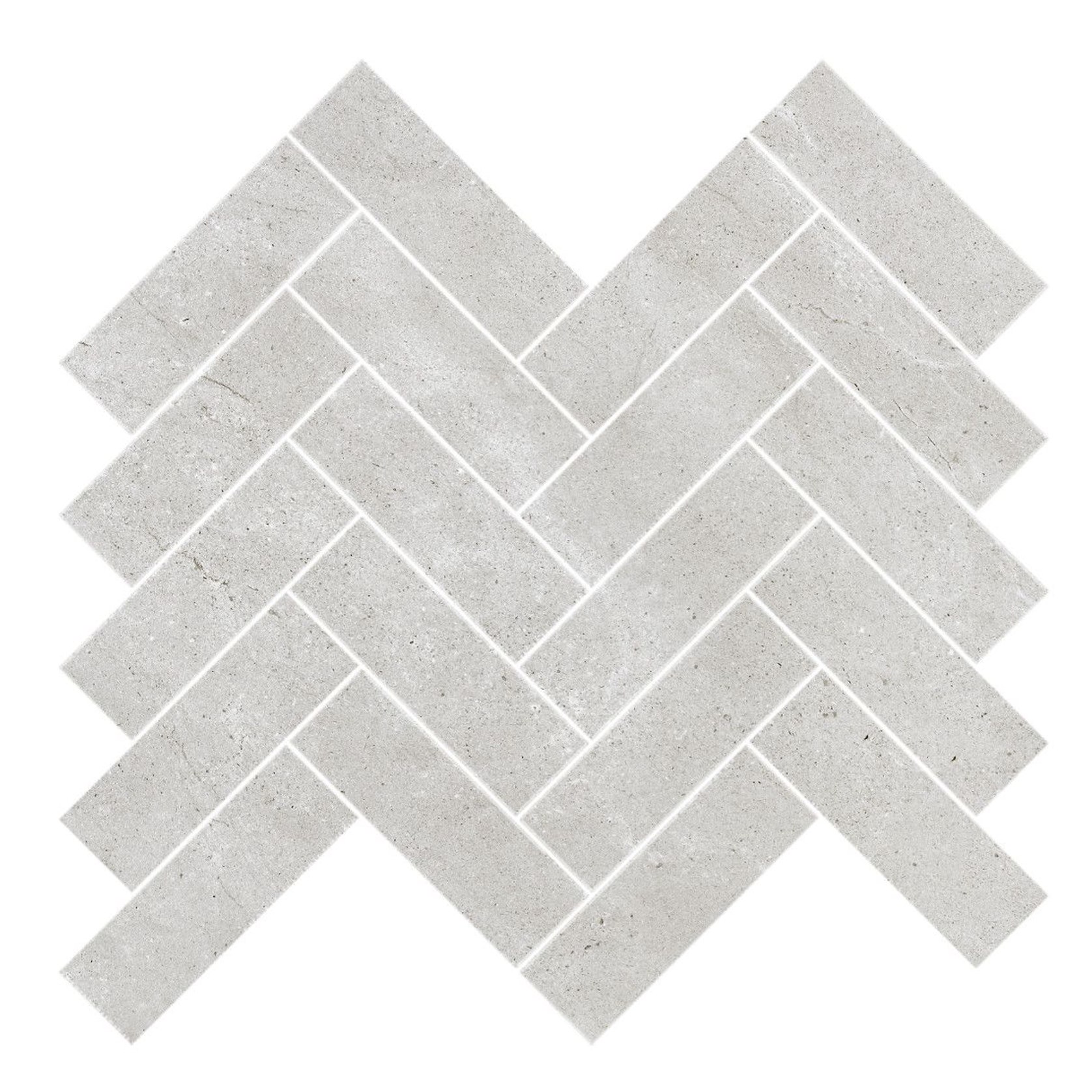 Gecko | Kiel Pearl Herringbone Mosaic Tiles | ArchiPro NZ