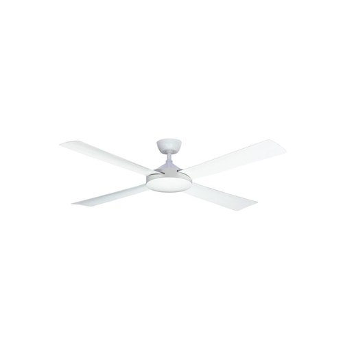 Matt White Contemporary Milano Matt White (4 Blade) AC Motor Fan