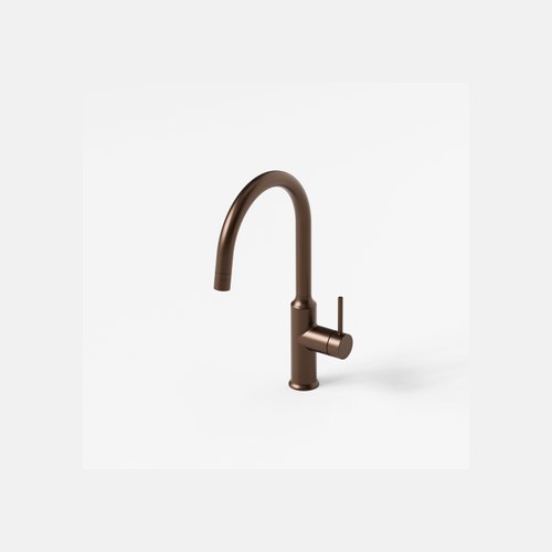 Brushed bronze Nature Gooseneck Kitchen Sink Mixer