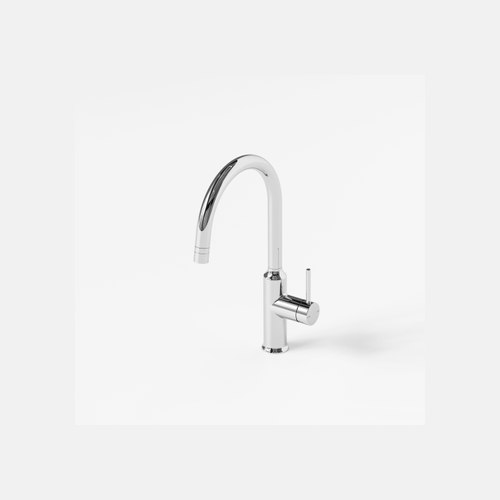 Chrome Nature Gooseneck Kitchen Sink Mixer