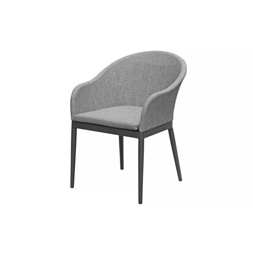 Light Grey Nightjar Aluminium Outdoor Patio Dining Chair