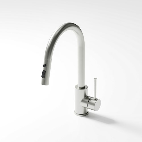 Brushed Nickel Premiere Pull Down Kitchen Mixer