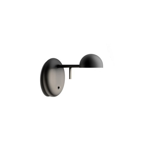 Matte Black Pin Wall Lamp