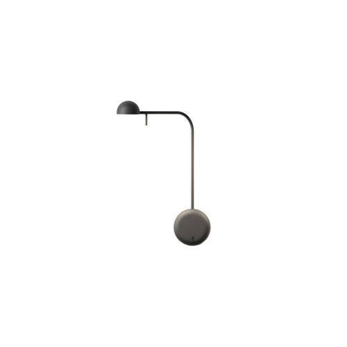 Matte Black Pin Wall Lamp