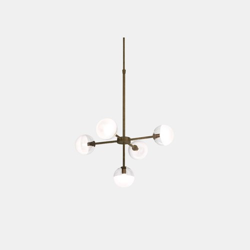 Pre Aged Molecola 5lt Pendant Light